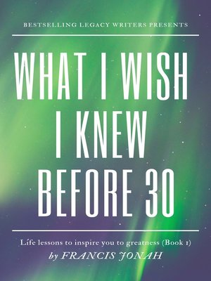 cover image of What I Wish I Knew Before 30; Life Lessons to Inspire You to Greatness
